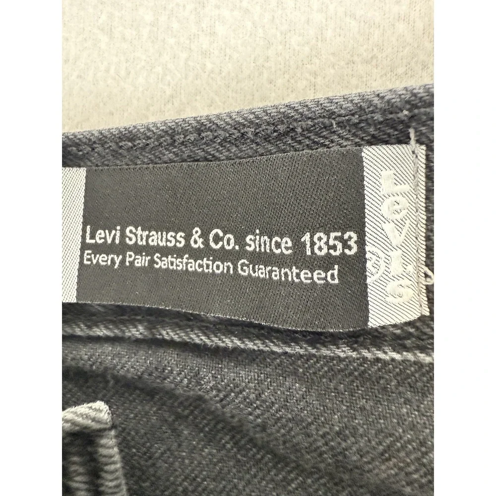 Levi Silvertab Black Jeans Women's Sz 28x31‎ Distressed Skateboard Grunge Baggy